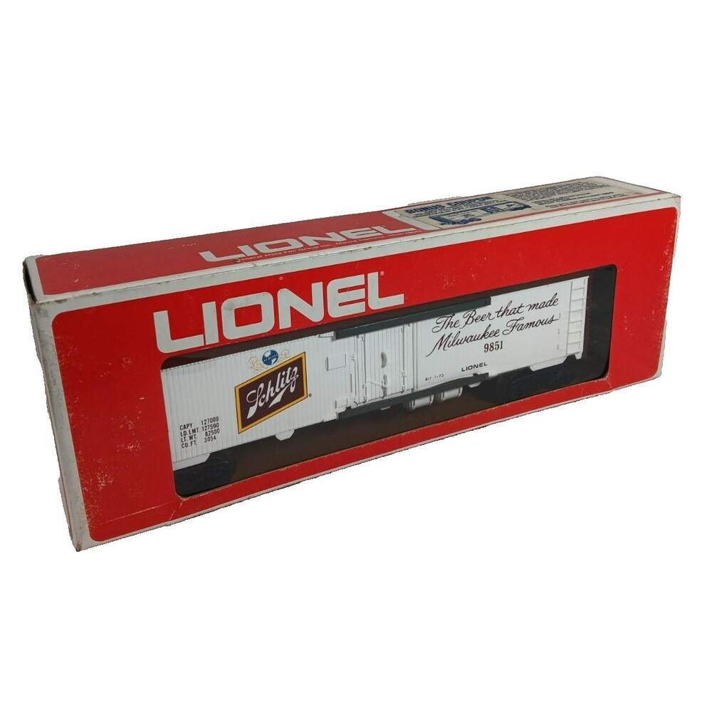 Vintage (1973) Lionel 6-9851 Schlitz Beer Reefer Car O Gauge 9851 Original Box